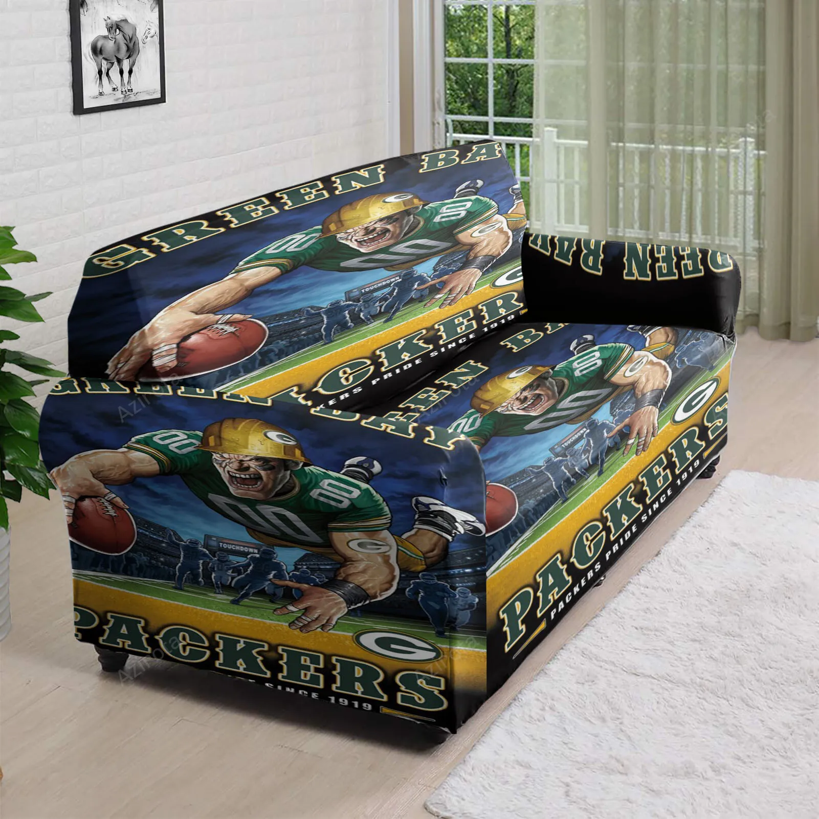 Green Bay Packers Pride Since 1919 3D Sofa Cover