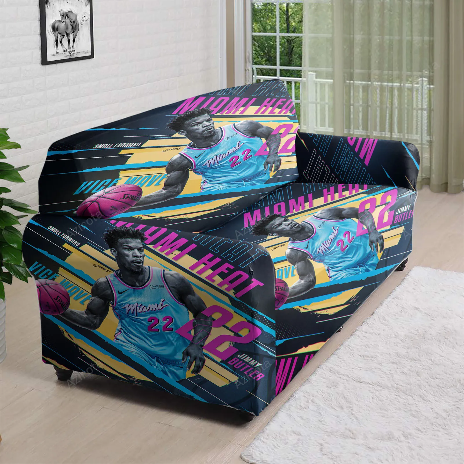 Miami Heat Jimmy Butler6 3D Sofa Cover