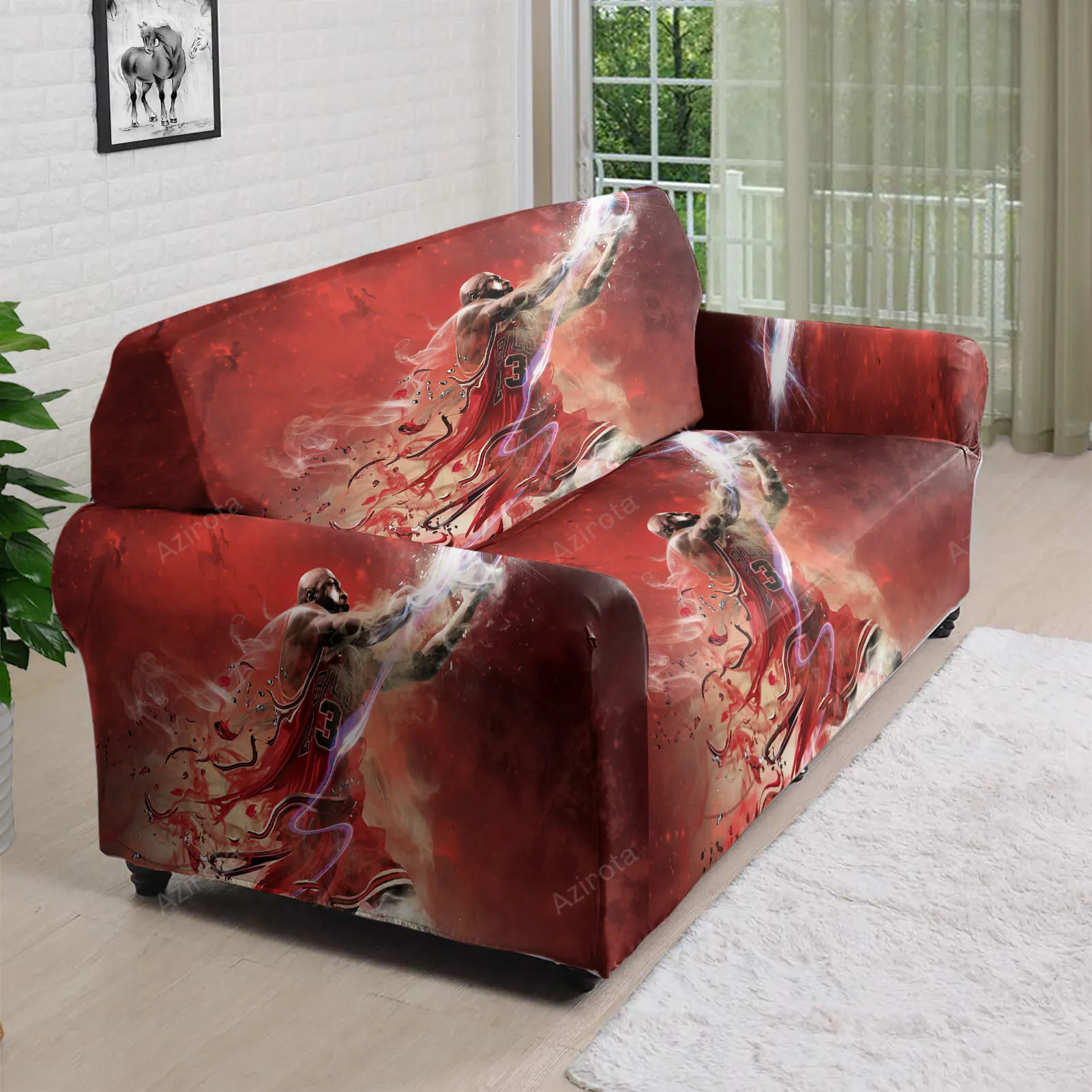 Chicago Bulls 23 Michael Jordan m3 3D Sofa Cover