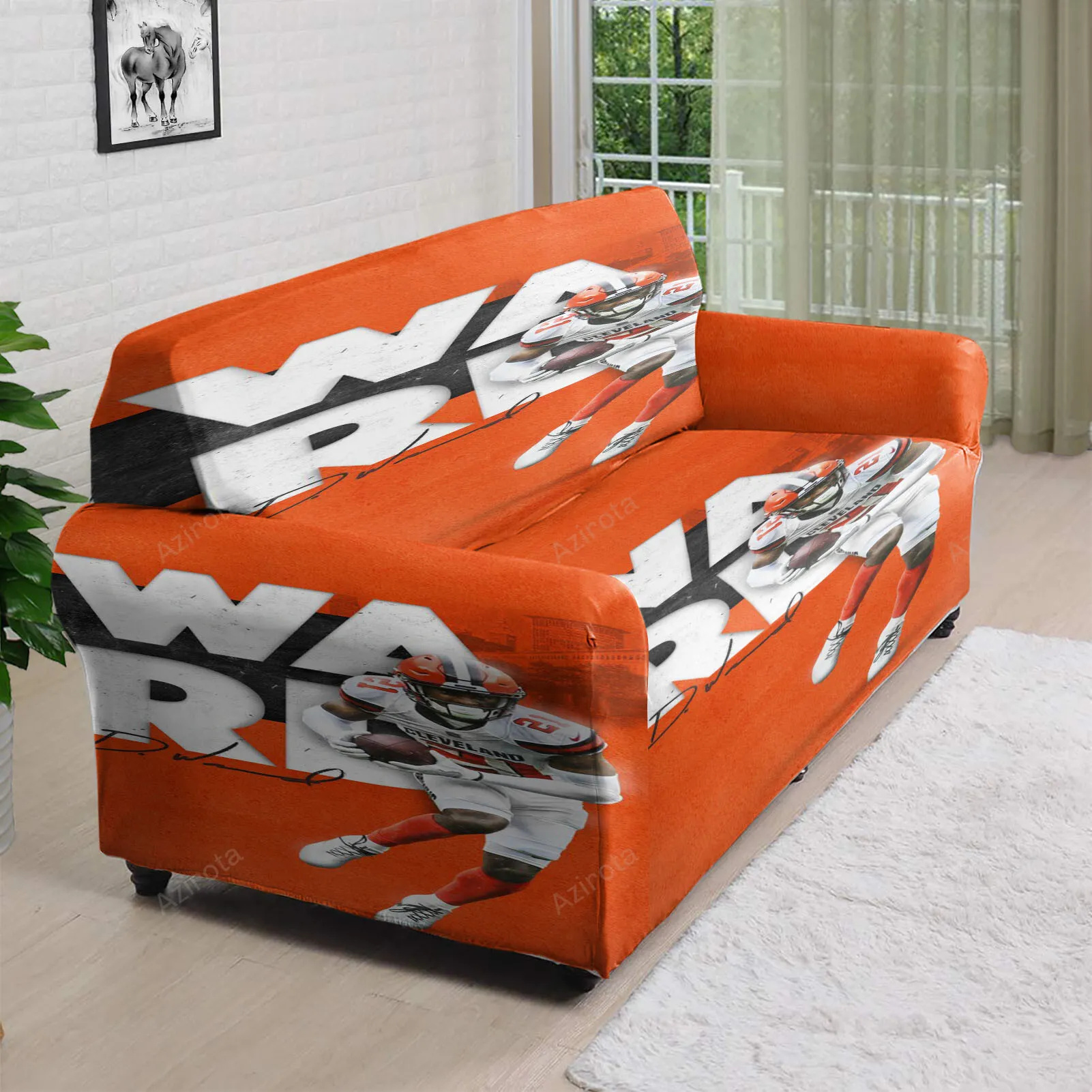 Cleveland Browns Denzel Ward2 3D Sofa Cover