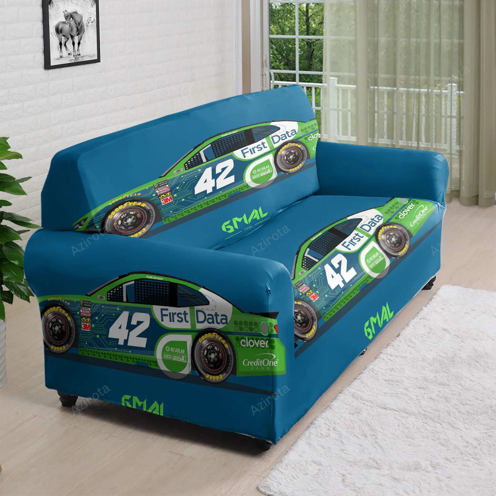 Chip Ganassi Racing Cars4 3D Sofa Cover