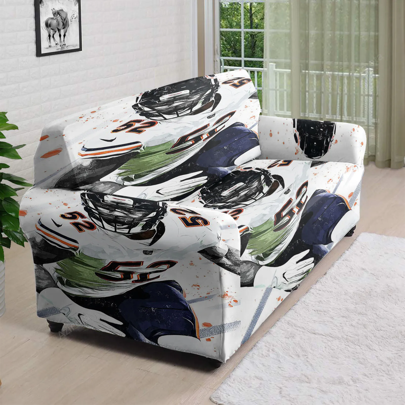 Chicago Bears Khalil Mack8 3D Sofa Cover