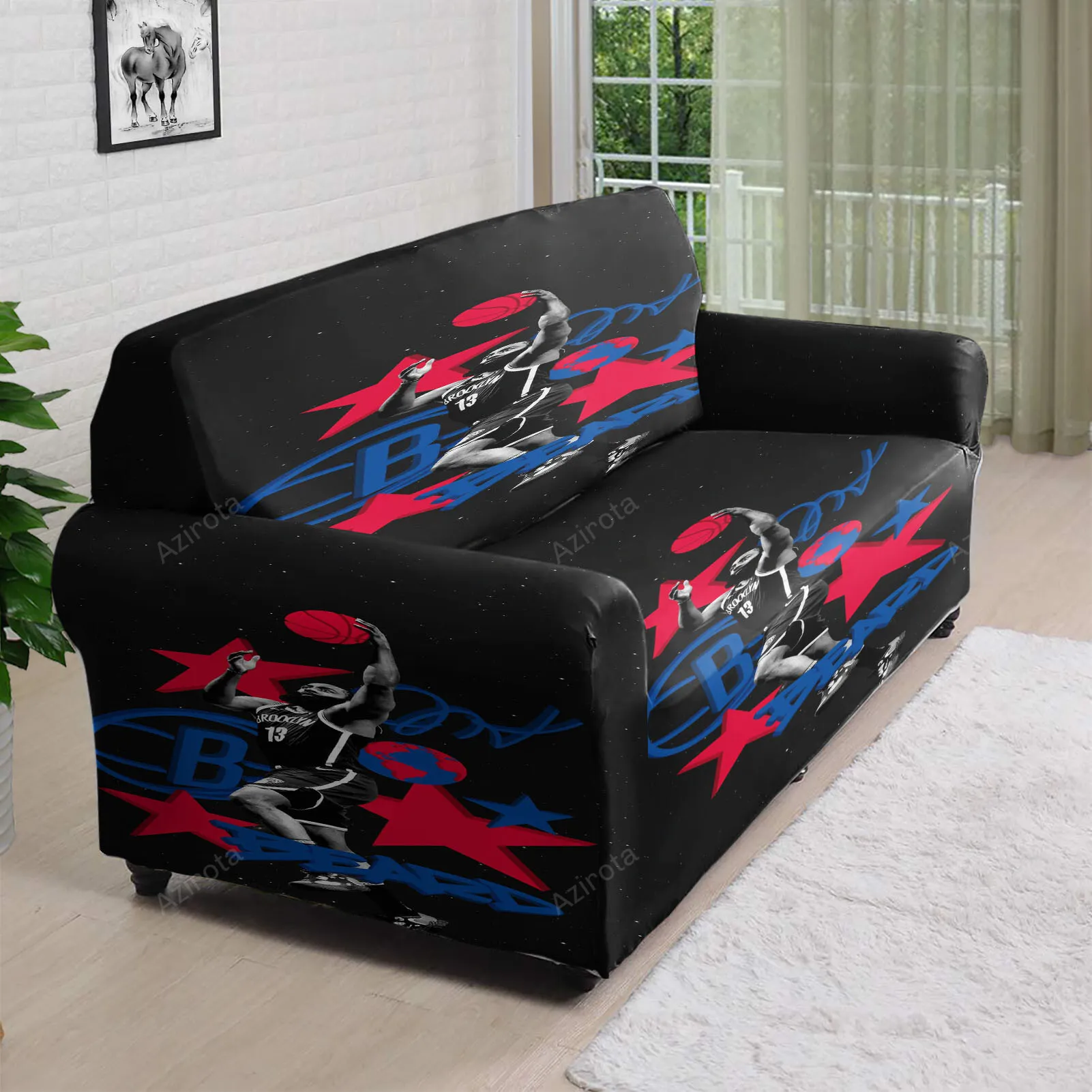 Brooklyn Nets James Harden6 3D Sofa Cover