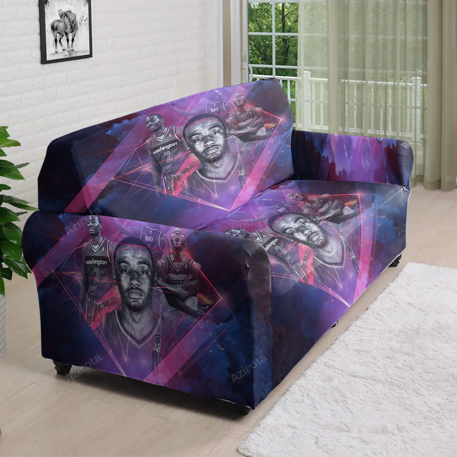Washington Wizards All Players1 3D Sofa Cover