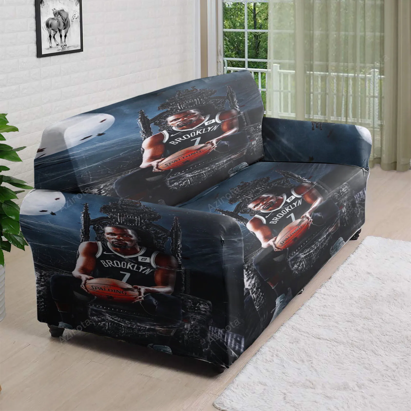 Brooklyn Nets Kevin Durant2 3D Sofa Cover