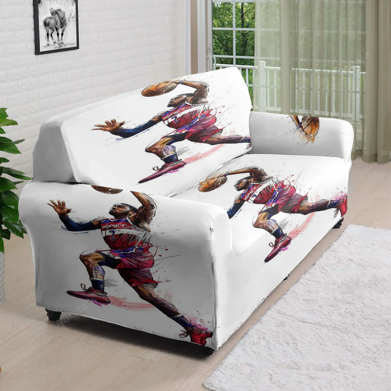 Washington Wizards John Wall14 3D Sofa Cover
