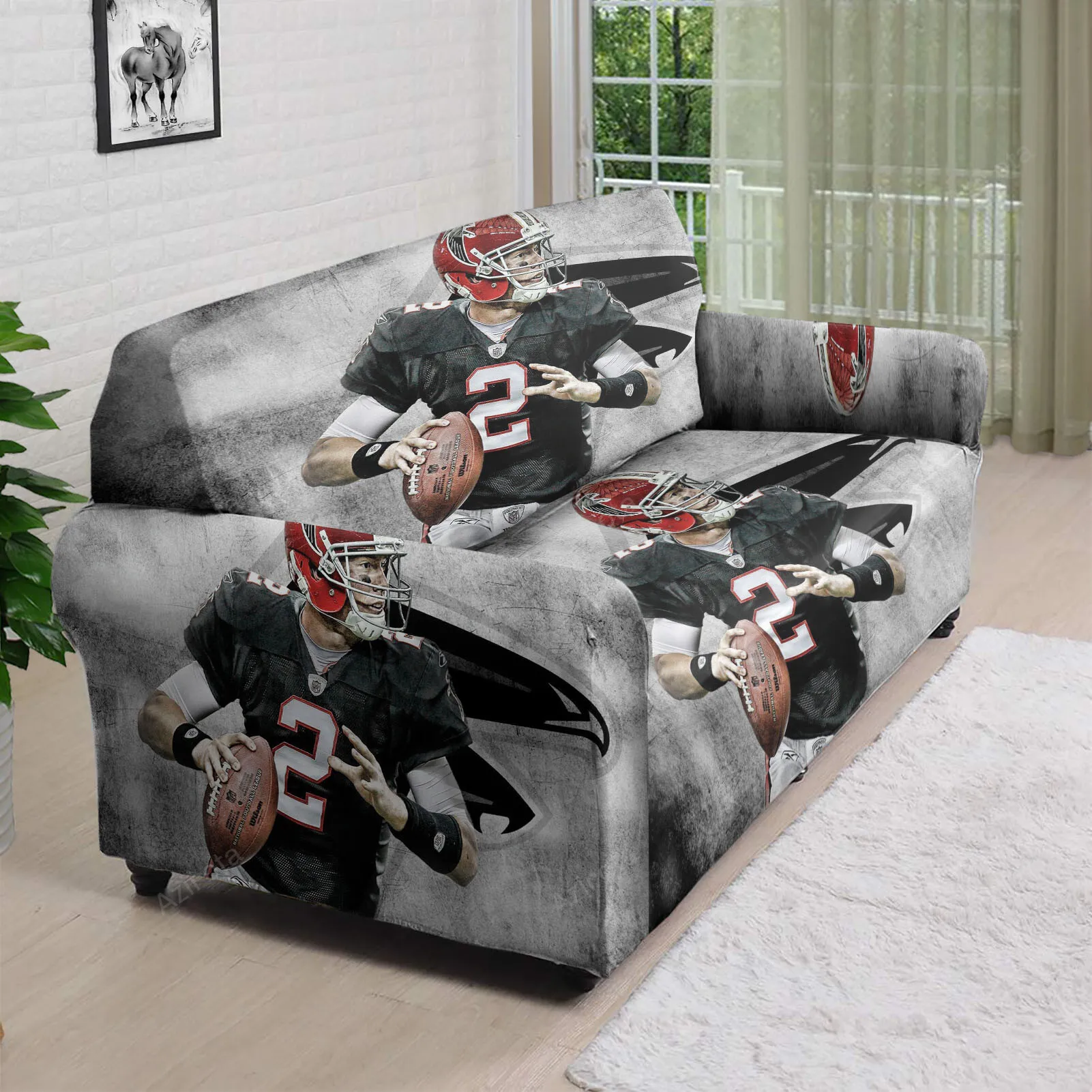 Atlanta Falcons Matt Ryan 2 v3 3D Sofa Cover