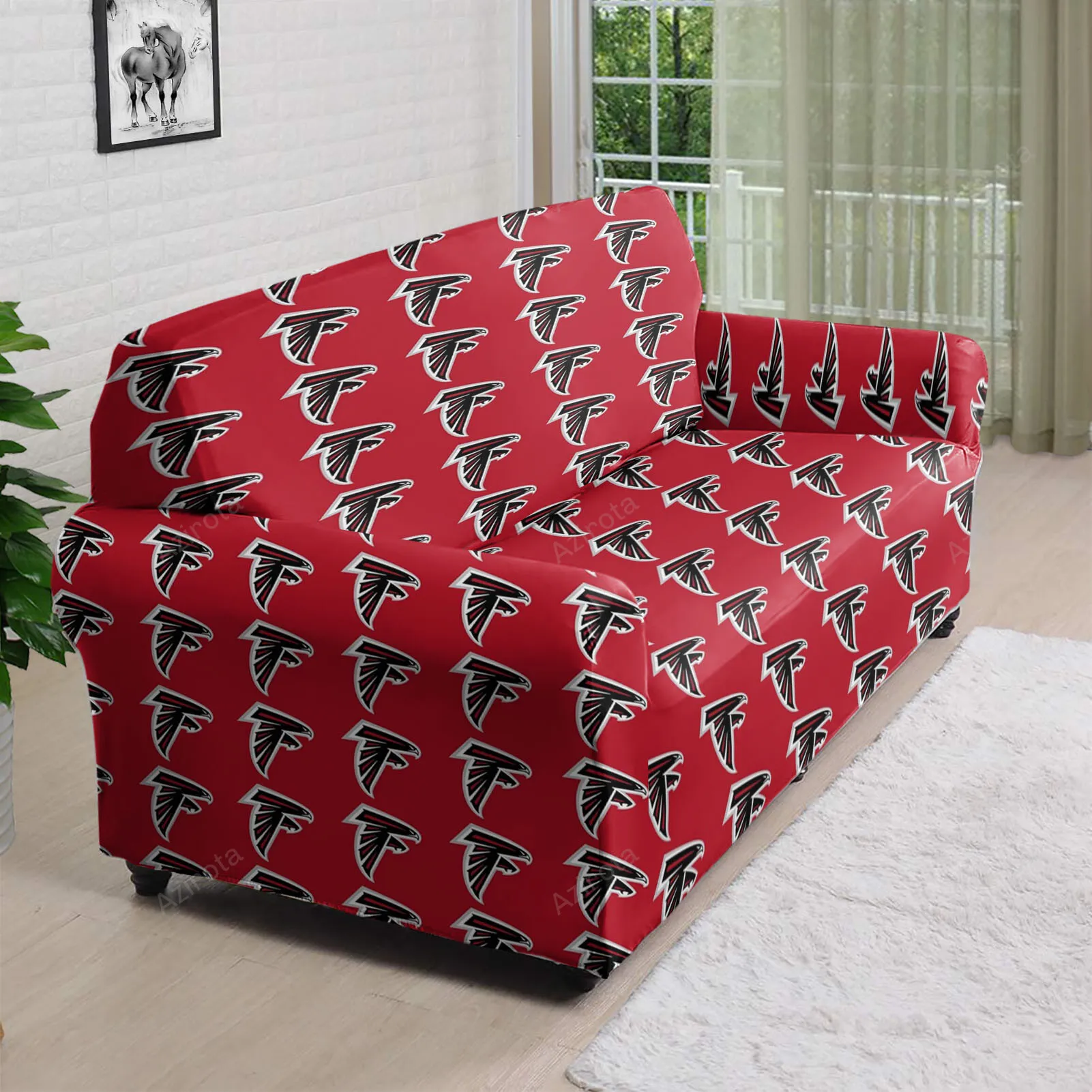 Atlanta Falcons Logo13 3D Sofa Cover