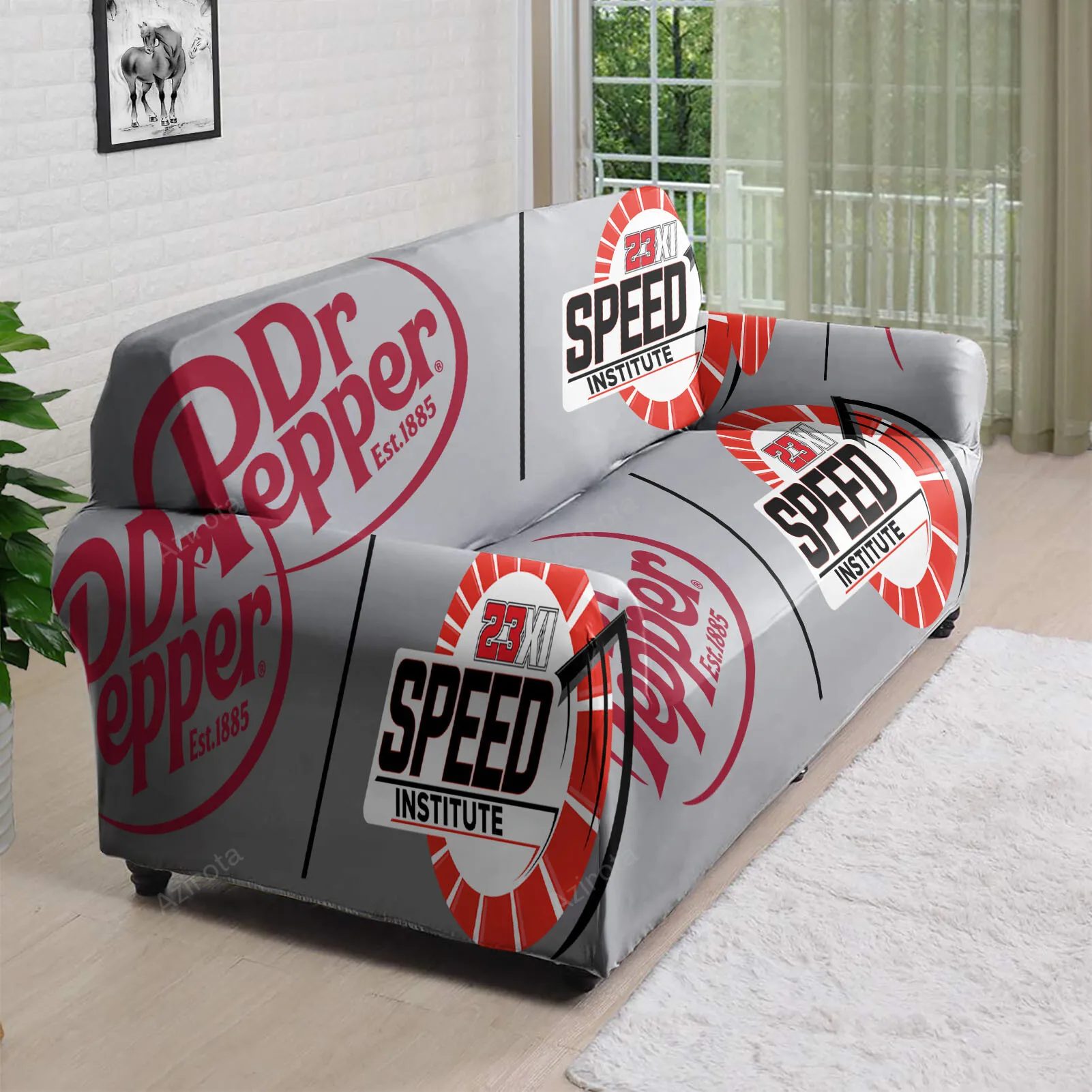 23XI Racing Logo2 3D Sofa Cover