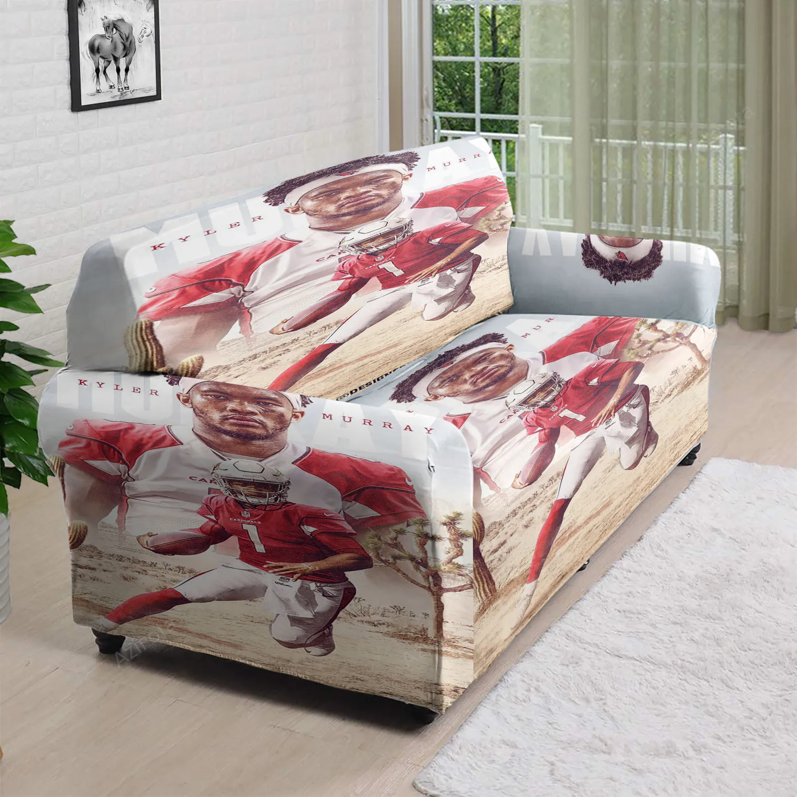 Arizona Cardinals Kyler Murray1 3D Sofa Cover