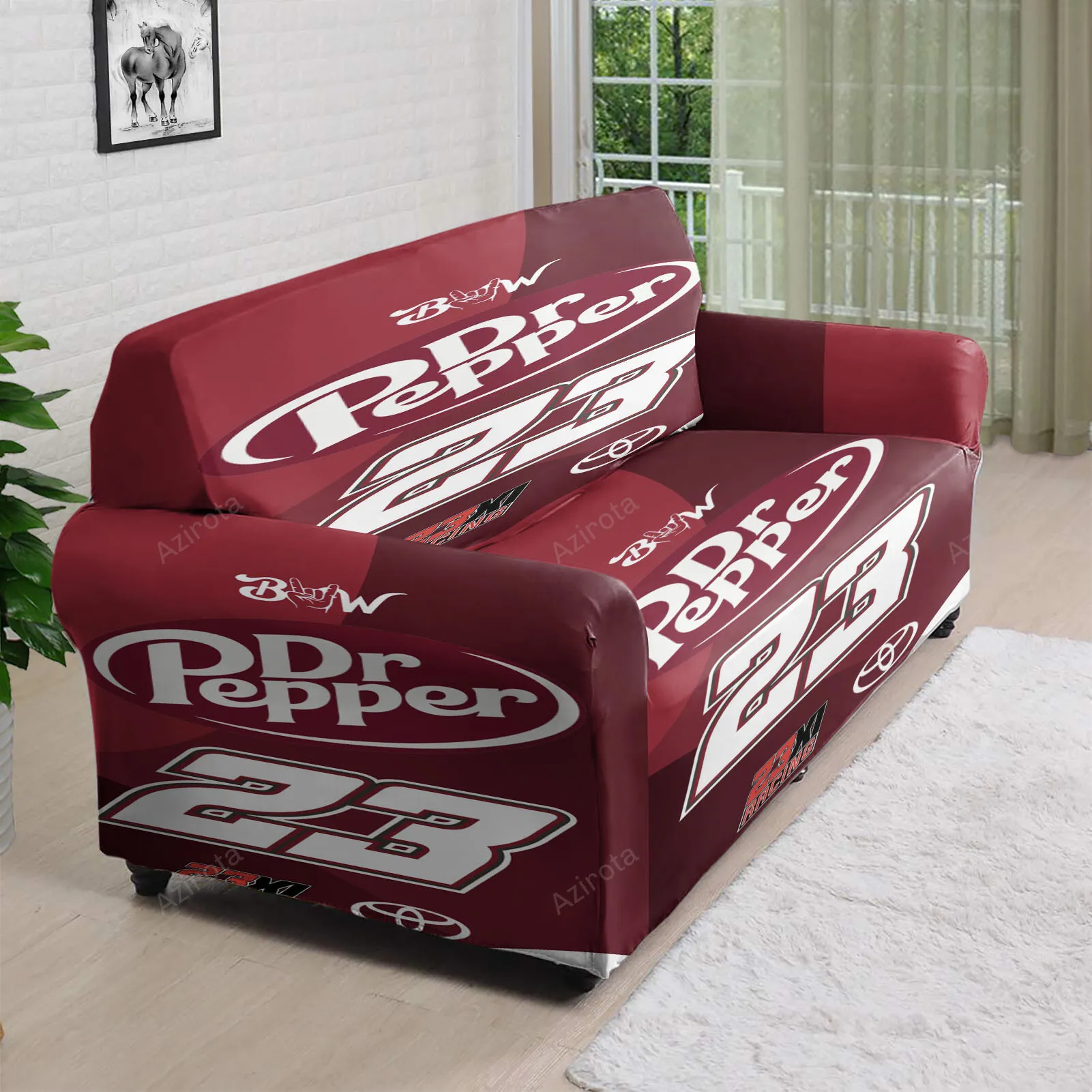 23XI Racing Logo6 3D Sofa Cover