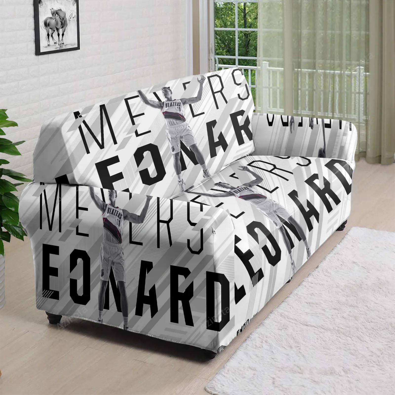 Portland Trail Blazers Meyers Leonard1 3D Sofa Cover