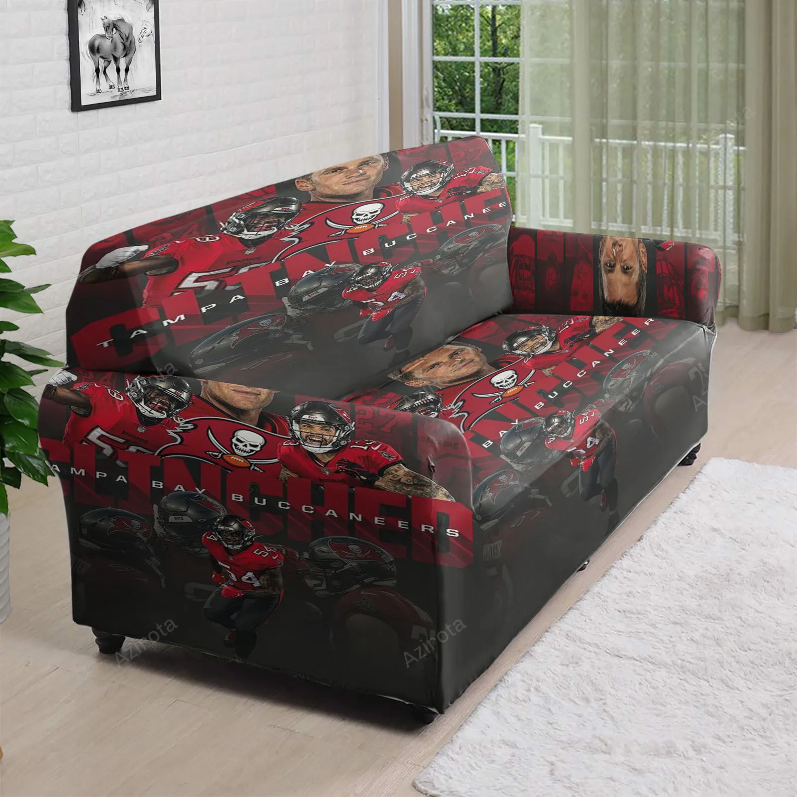 Tampa Bay Buccaneers All Players3 3D Sofa Cover