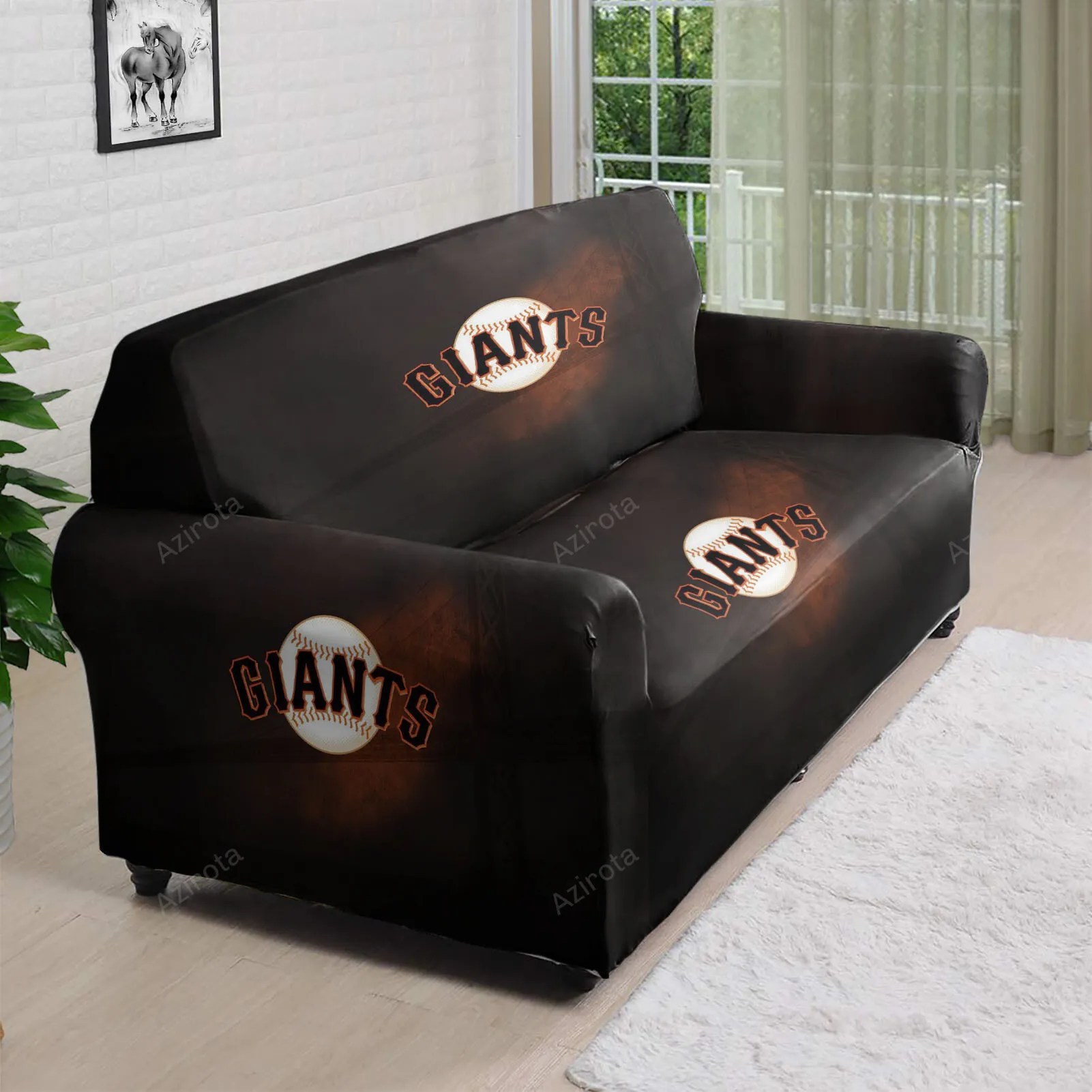 San Francisco Giants Art 1 3D Sofa Cover