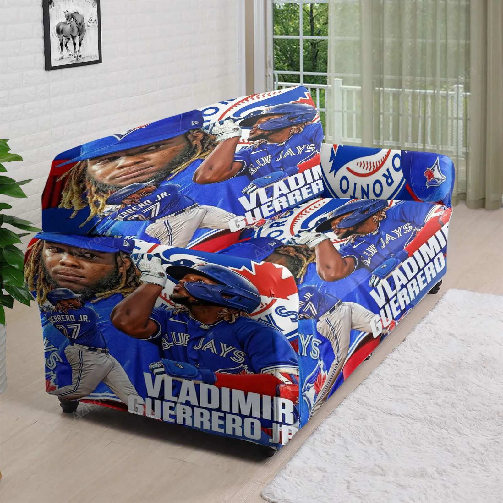 Toronto Blue Jays Vladimir Guerrero Jr7 3D Sofa Cover