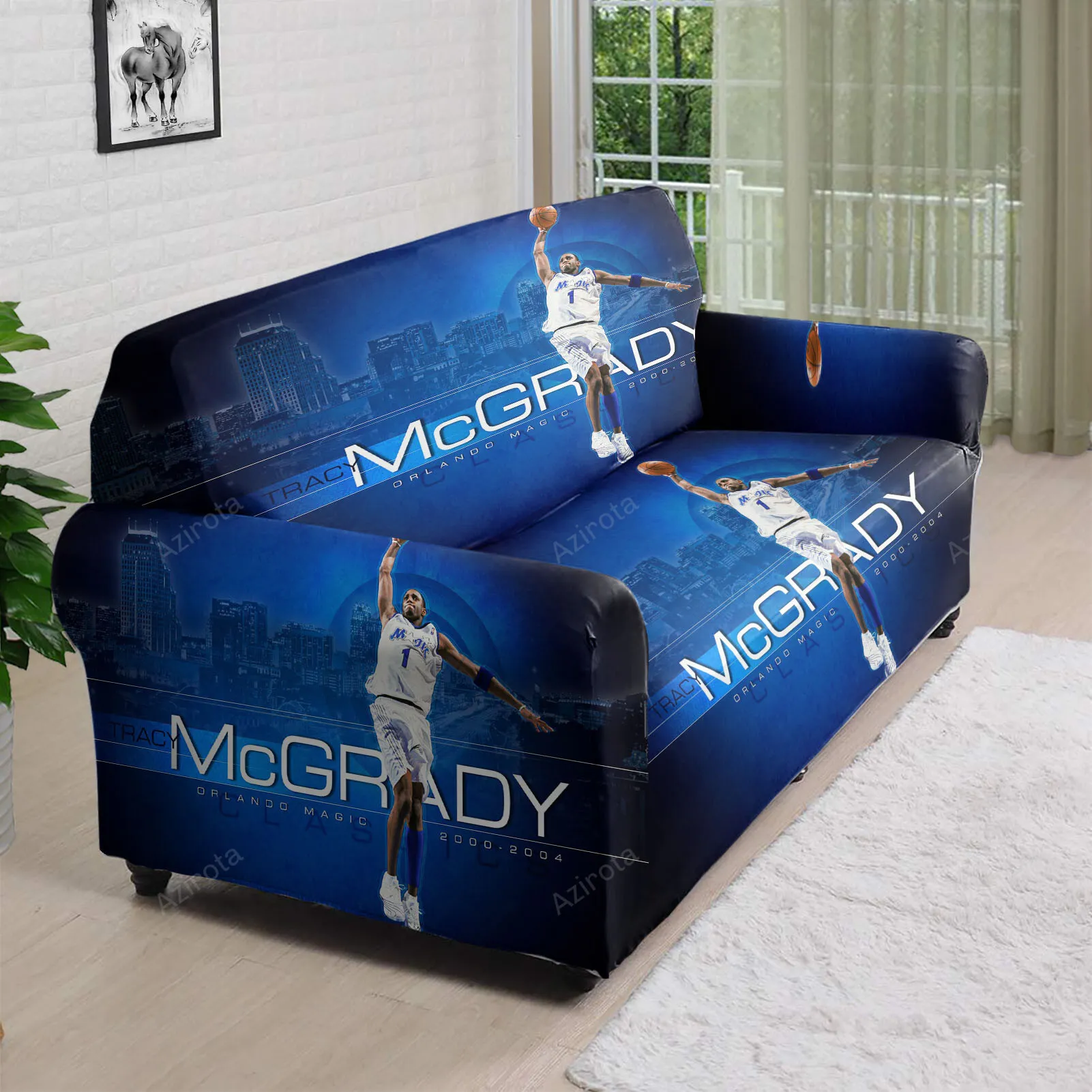 Orlando Magic Tracy McGrady1 3D Sofa Cover