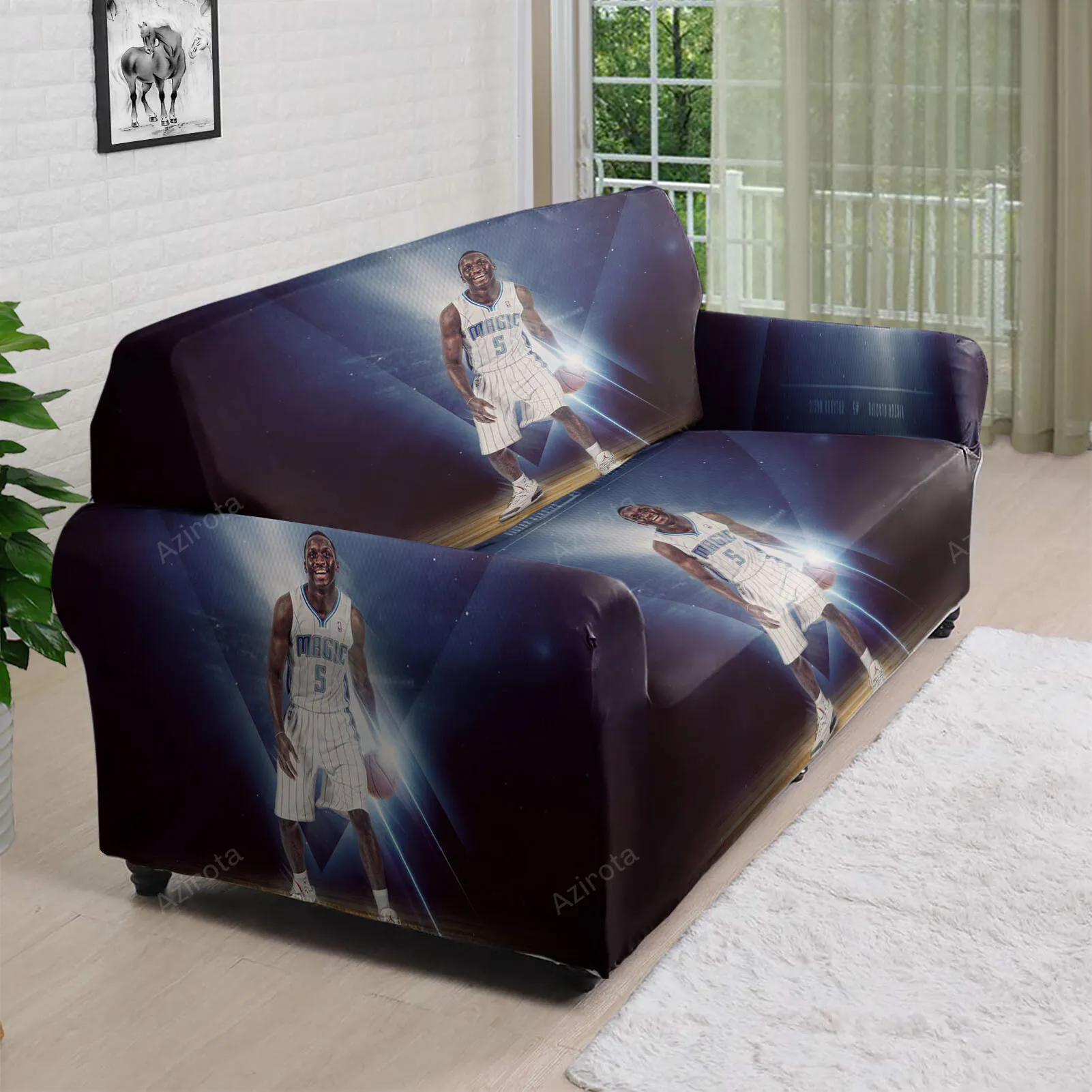 Orlando Magic Victor Oladipo1 3D Sofa Cover