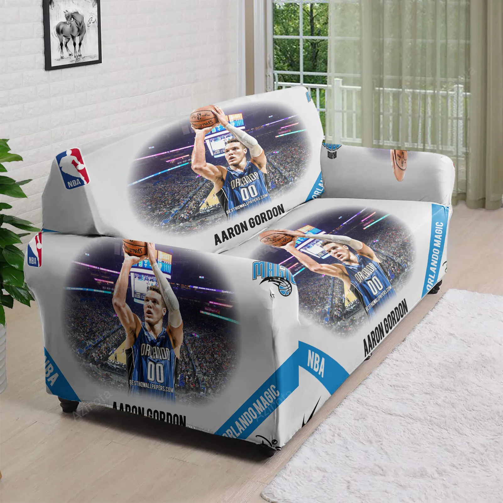 Orlando Magic Aaron Gordon1 3D Sofa Cover