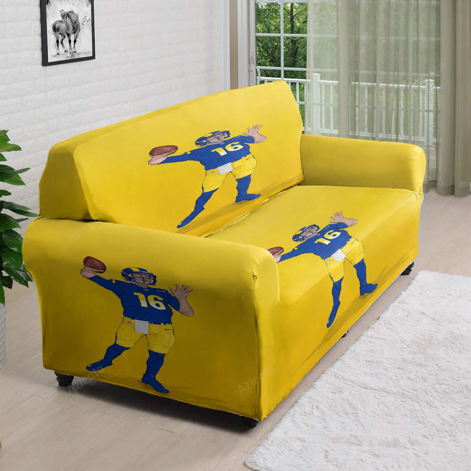 Los Angeles Rams Jared Goff2 3D Sofa Cover