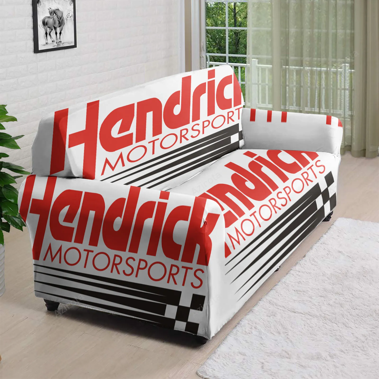 Hendrick Motorsports Logo1 3D Sofa Cover