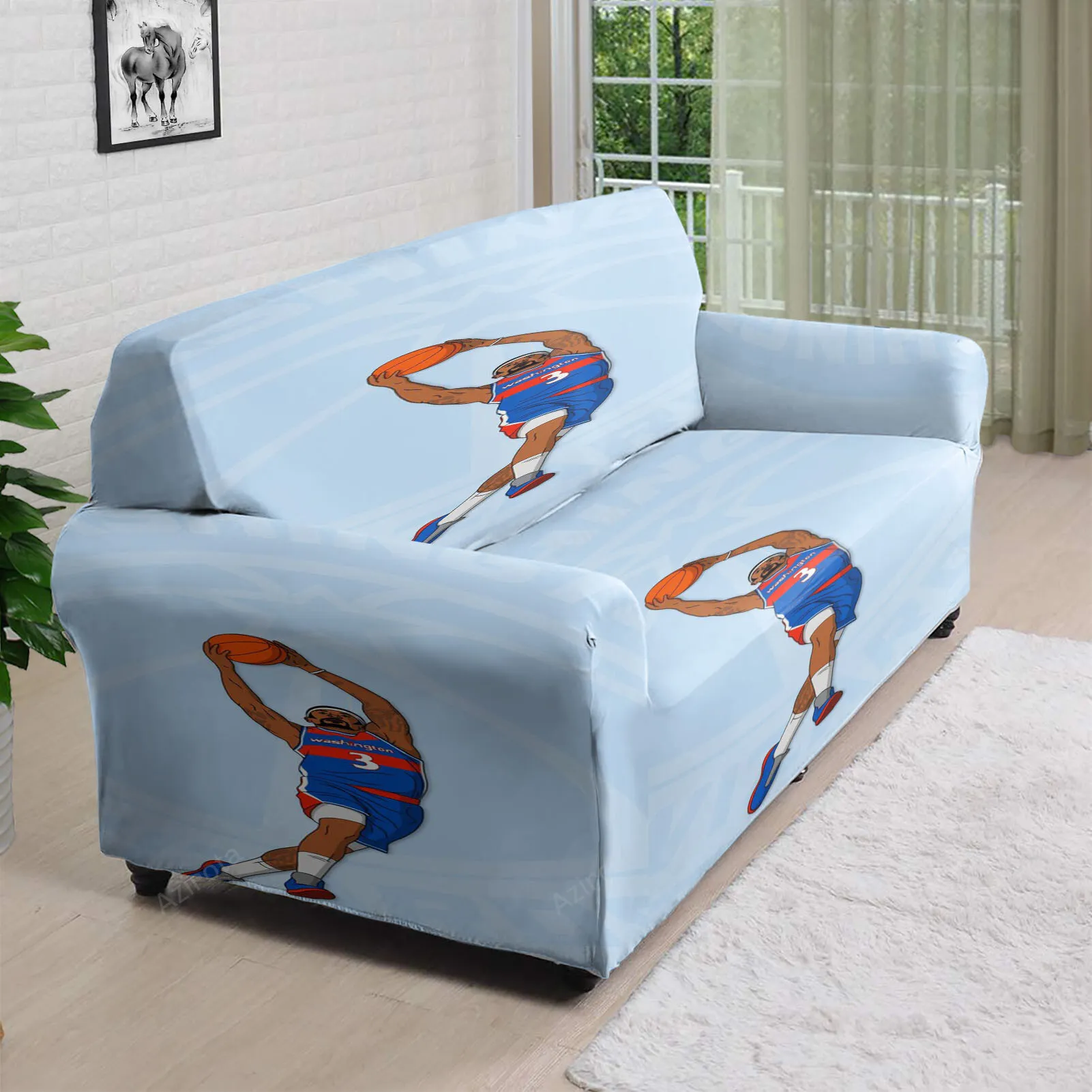 Washington Wizards Bradley Beal11 3D Sofa Cover