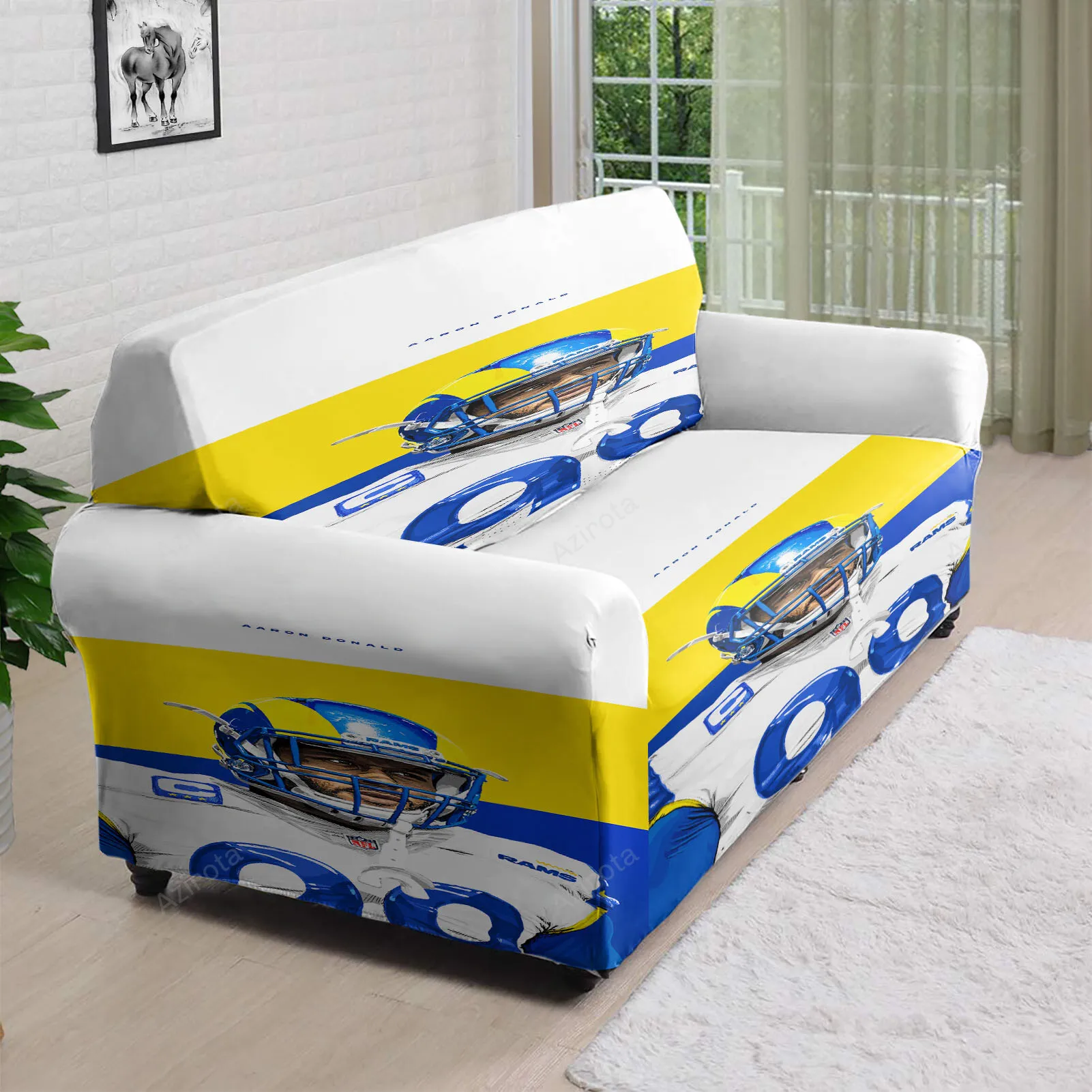 Los Angeles Rams Aaron Donald4 3D Sofa Cover