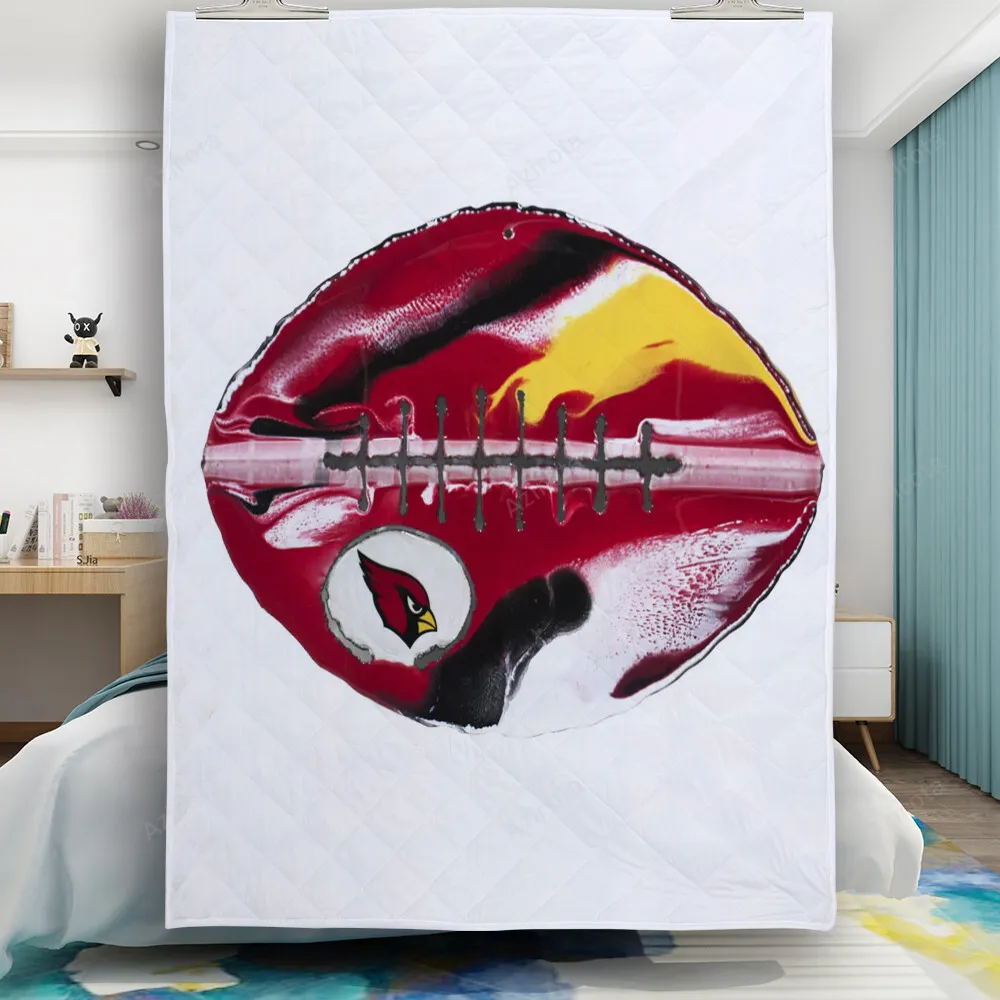 Arizona Cardinals Ball Gift For Fan 3D Full Printing Quilt