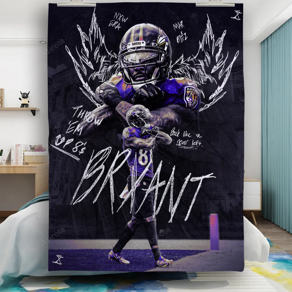 Baltimore Ravens Bryant 88 Gift For Fan 3D Full Printing Quilt