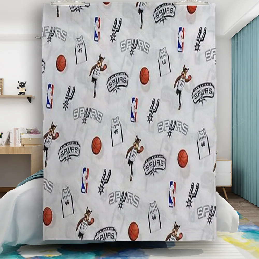 San Antonio Spurs 3 Gift For Fan 3D Full Printing Quilt