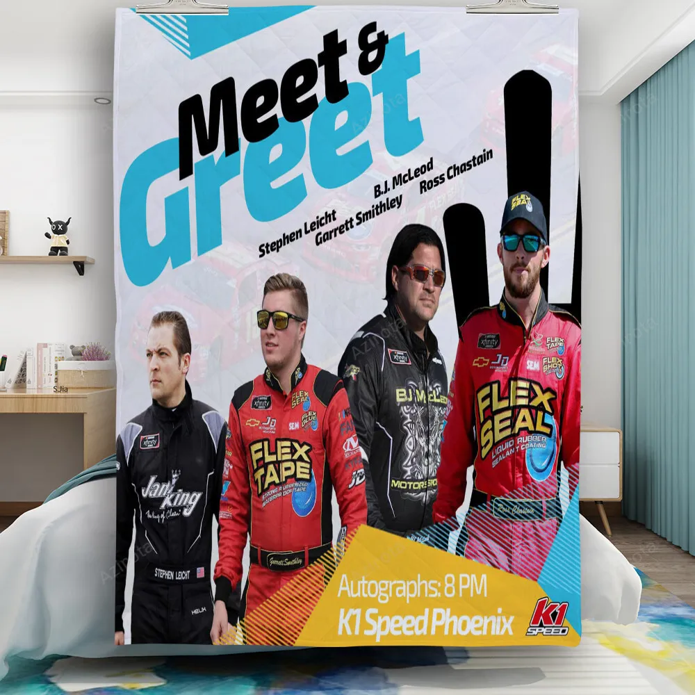 JD Motorsport W Gary Keller Drivers1 Gift For Fan 3D Full Printing Quilt