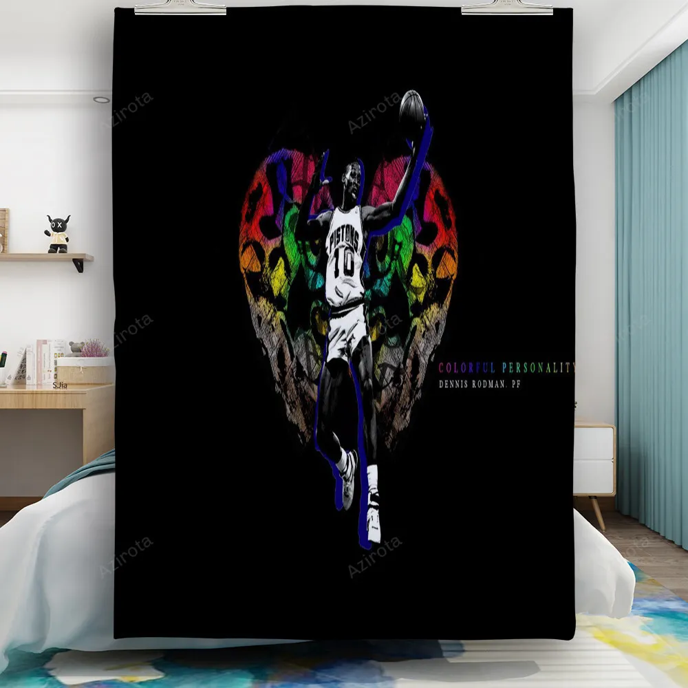 Detroit Pistons Dennis Rodman2 Gift For Fan 3D Full Printing Quilt