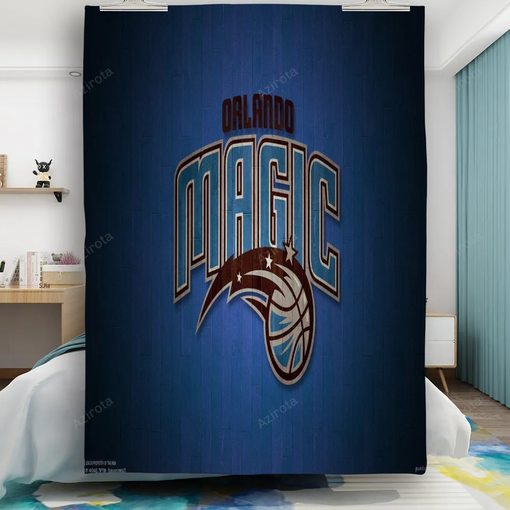 Orlando Magic Blue White Color Splash Gift For Fan 3D Full Printing Quilt