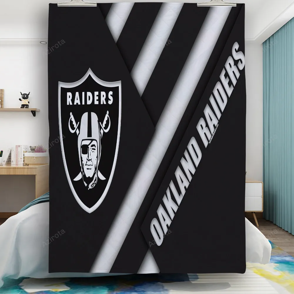 Las Vegas Raiders Logo Flag3 Gift For Fan 3D Full Printing Quilt