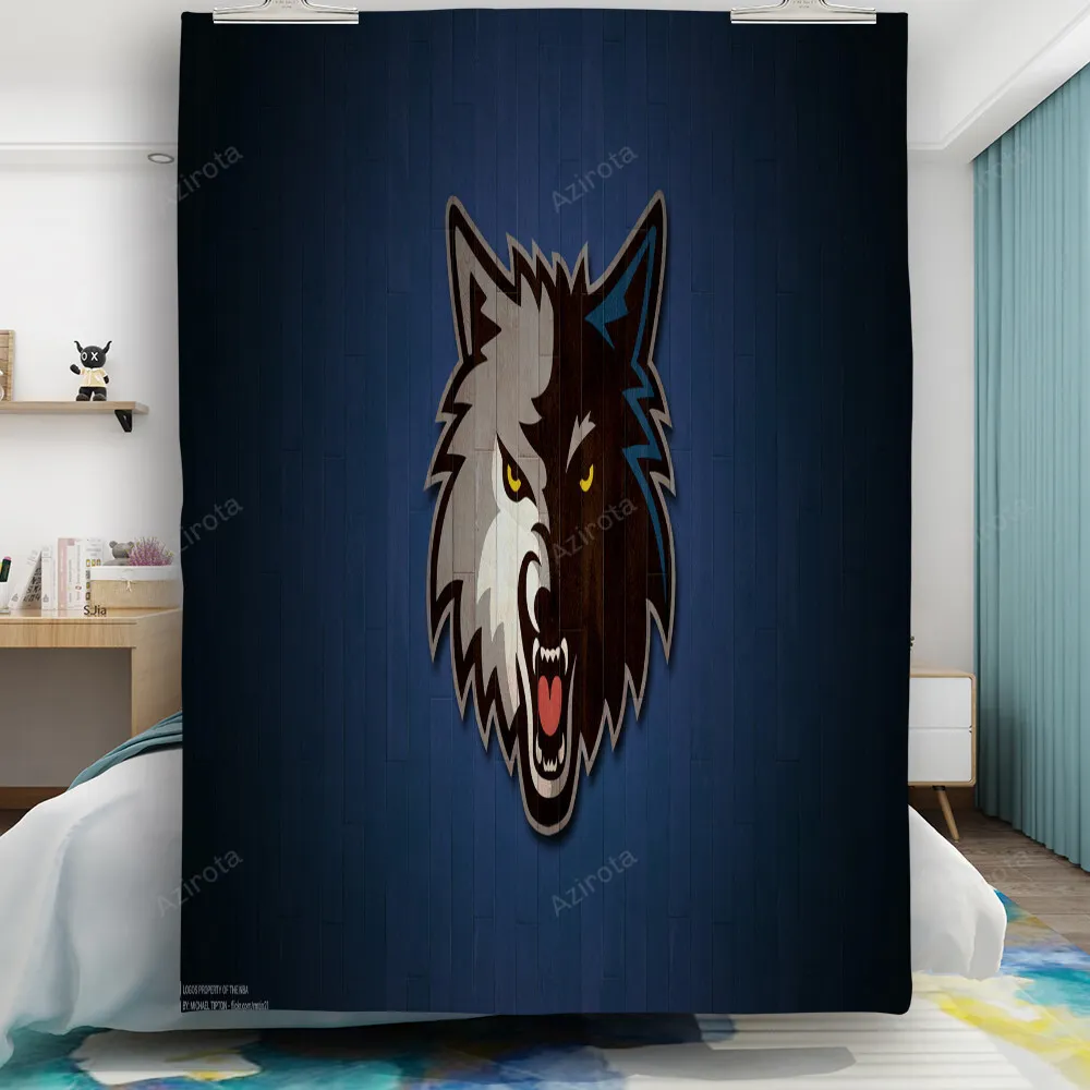 Minnesota Timberwolves Emblem v5 Gift For Fan 3D Full Printing Quilt