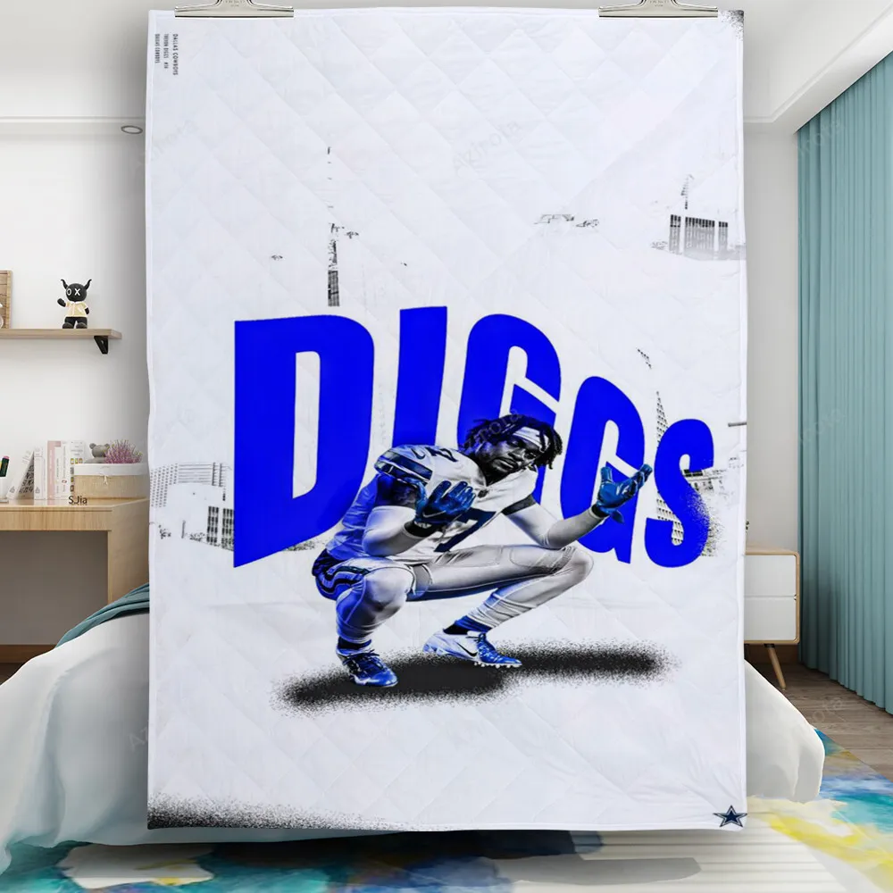 Dallas Cowsboys Trevon Diggs2 Gift For Fan 3D Full Printing Quilt