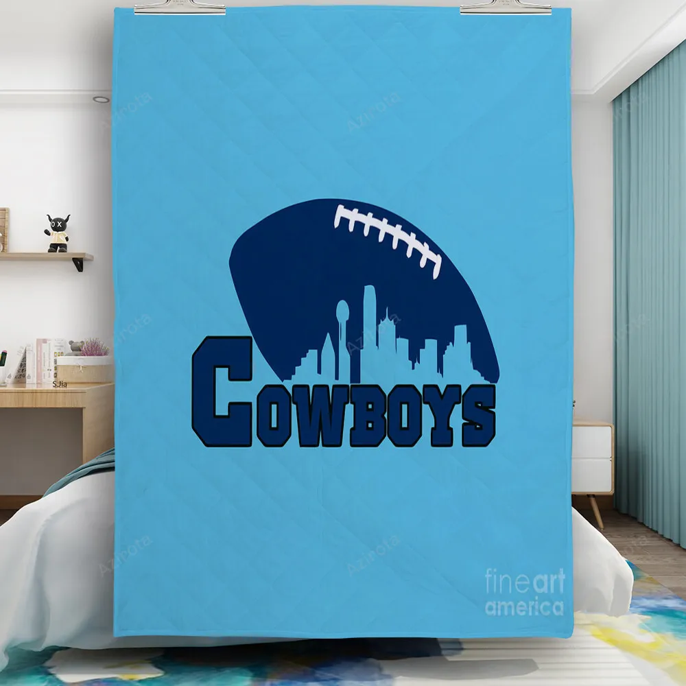 Dallas Cowboys Cowboys Ball City Gift For Fan 3D Full Printing Quilt