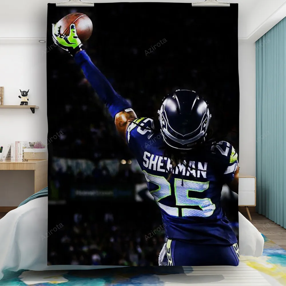 Seattle Seahawks Richard Sherman1 Gift For Fan 3D Full Printing Quilt