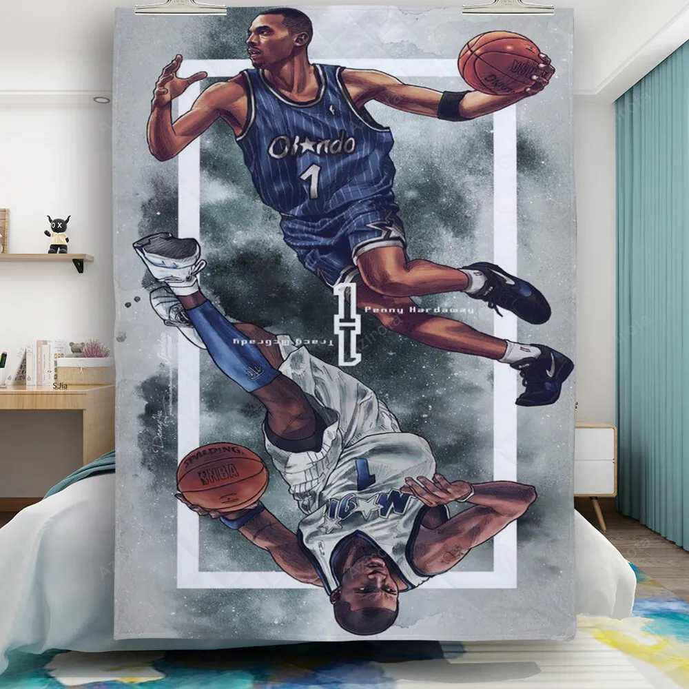 Orlando Magic Penny Hardaway2 Gift For Fan 3D Full Printing Quilt