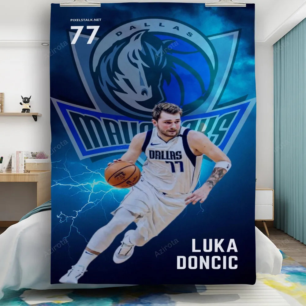 Dallas Mavericks 77 Luka Doncic l4 Gift For Fan 3D Full Printing Quilt