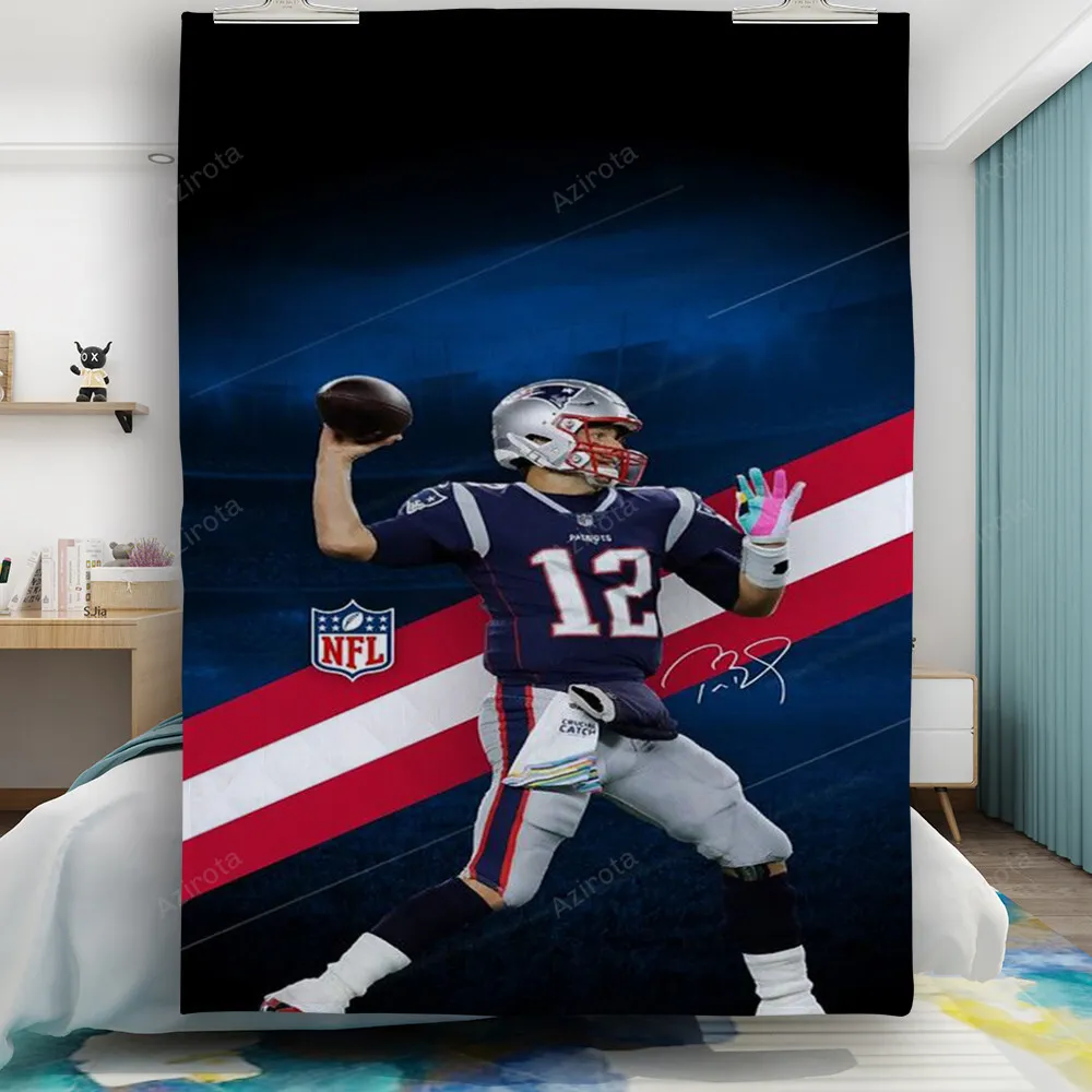 New England Patriots Tom Brady8 Gift For Fan 3D Full Printing Quilt