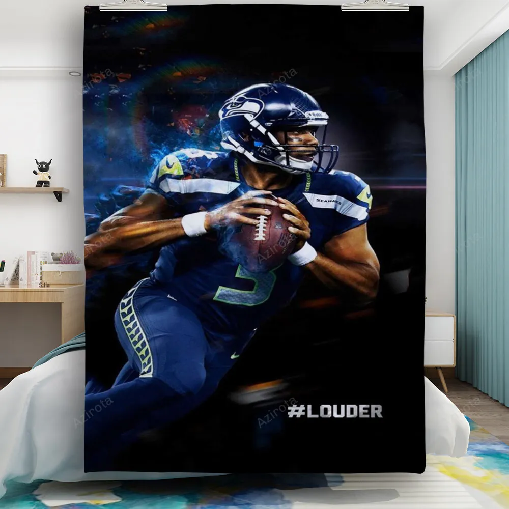 Seattle Seahawks Russell Wilson8 Gift For Fan 3D Full Printing Quilt