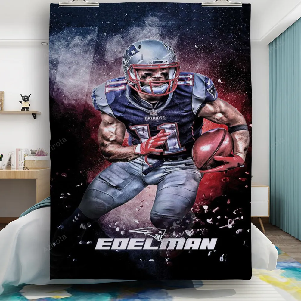 New England Patriots Julian Edelman1 Gift For Fan 3D Full Printing Quilt