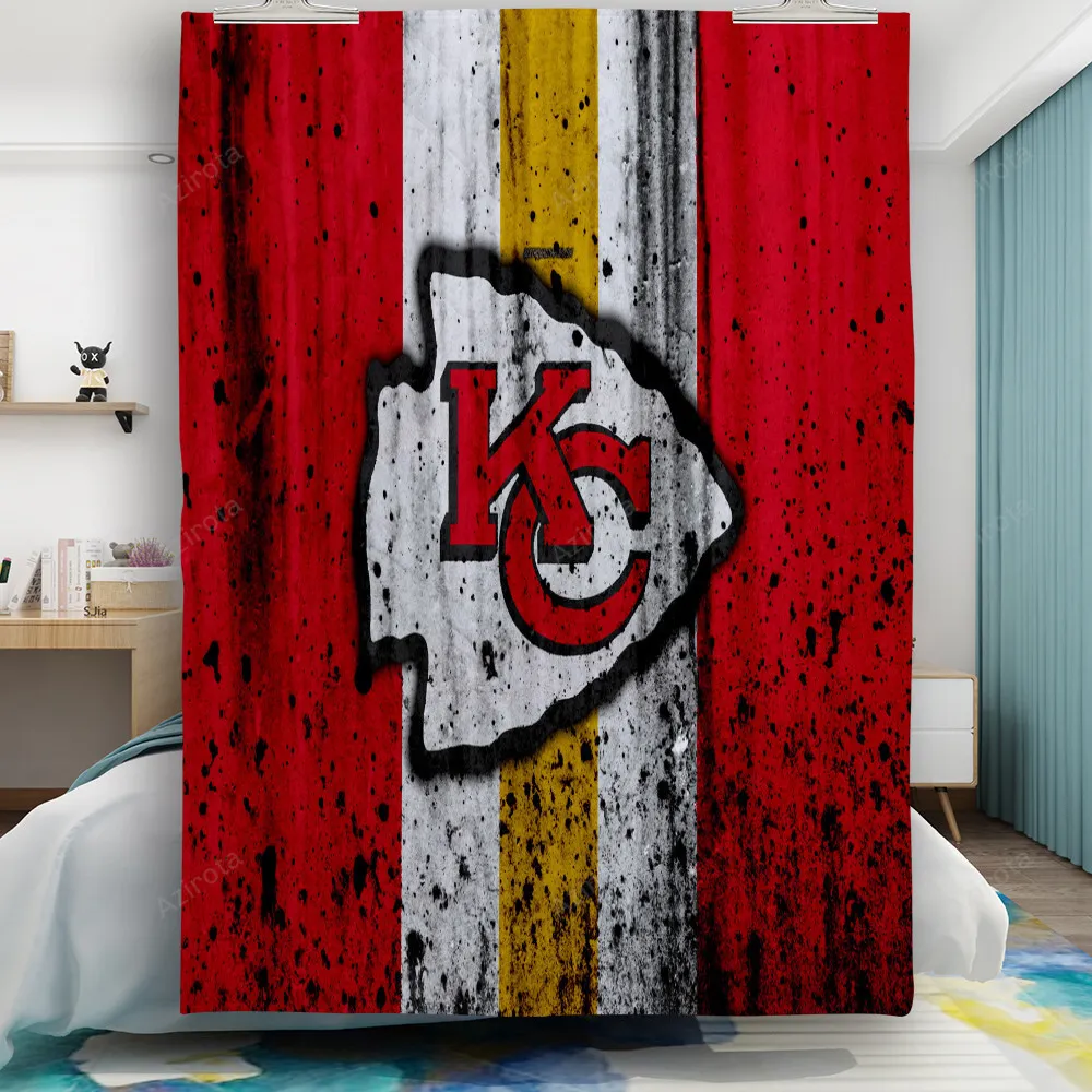Kansas City Chiefs Grunge Gift For Fan 3D Full Printing Quilt
