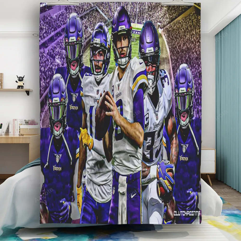 Minnesota Vikings Team v14 Gift For Fan 3D Full Printing Quilt