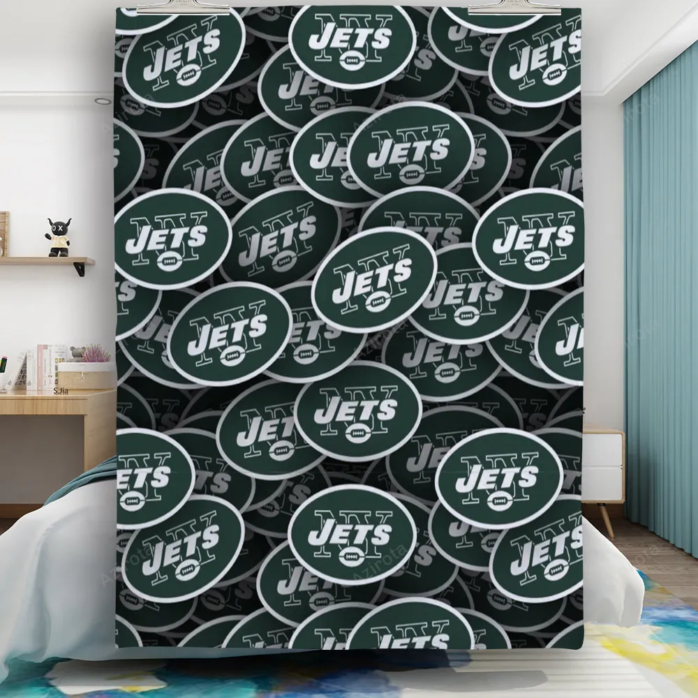 New York Jets Emblems v32 Gift For Fan 3D Full Printing Quilt