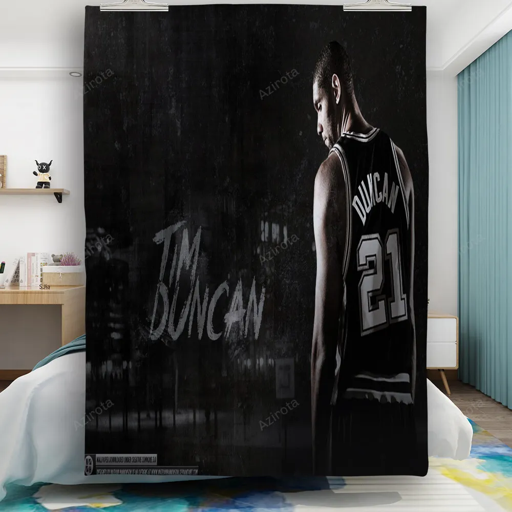 San Antonio Spurs Tim Duncan2 Gift For Fan 3D Full Printing Quilt