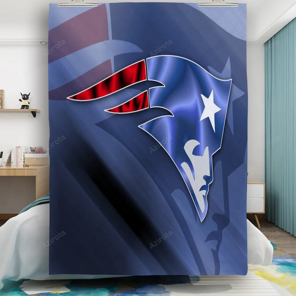 New England Patriots Shadow Blue Gift For Fan 3D Full Printing Quilt