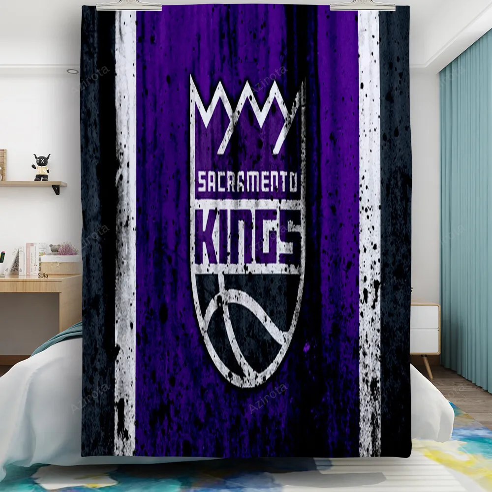 Sacramento Kings Emblem Grunge Gift For Fan 3D Full Printing Quilt