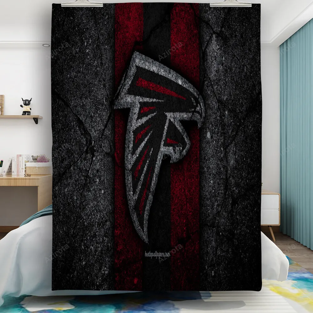 Atlanta Falcons Black Stone Gift For Fan 3D Full Printing Quilt