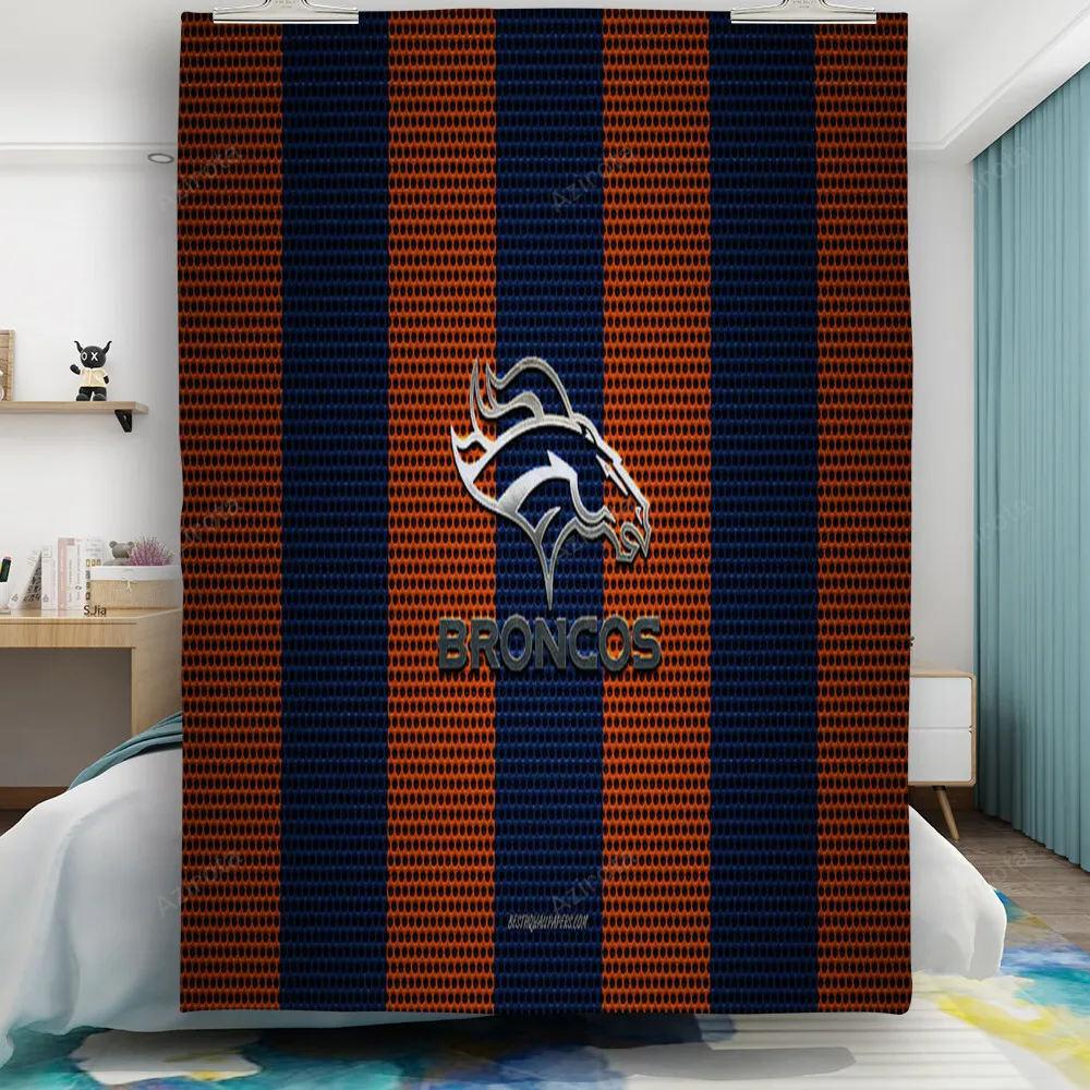 Denver Broncos Emblem v38 Gift For Fan 3D Full Printing Quilt